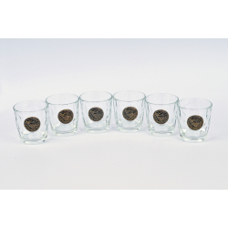 GOLDEN FOX SZKLANKI DO WHISKY DIAMOND DEER GOLD - 6 SZT W SKRZYNCE